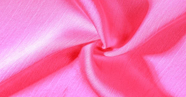 Achtergrond patroon textuur behang, Crimson Pink zijde stof. — Stockfoto