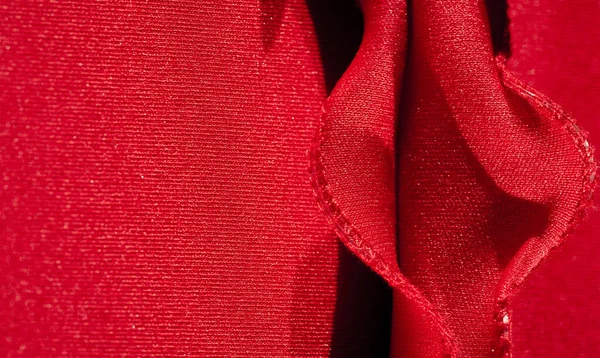 Текстура, фон, шовкова тканина червона жіноча шаль Зручно для — стокове фото