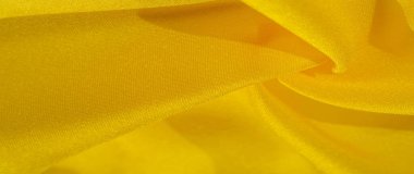 Doku arka plan deseni, sarı kumaş ipek. Krep sain o