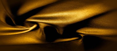 doku, arka plan, desen. altın sarısı ipek kumaş panorami