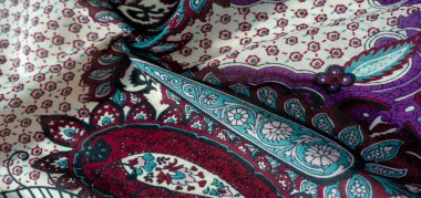 Arka plan dokusu. pamuk kadın eşarp siyah beyaz desen o