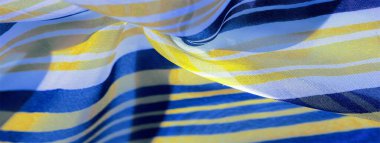 Arka plan dokusu. çok renkli çizgili ipek kumaş. Meksika co