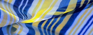 Arka plan dokusu. çok renkli çizgili ipek kumaş. Meksika co