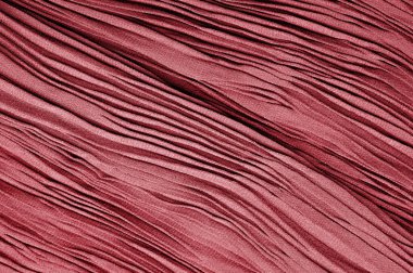 Doku, arka plan, desen, Kumaş ipek pilili kırmızı. Bu öğe 