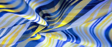 Arka plan dokusu. çok renkli çizgili ipek kumaş. Meksika co