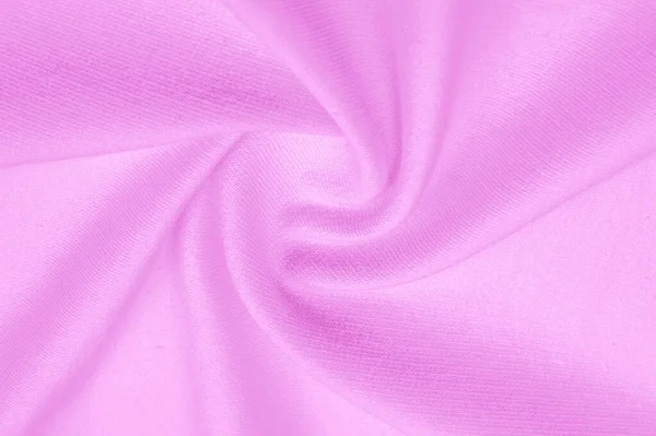 Texture background pattern The fabric is knitted pink. Looking f — Stock Photo, Image