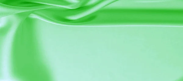 Tekstura tła, wzór. Zielona Szmaragdowa tkanina jedwabna. To wil- — Zdjęcie stockowe