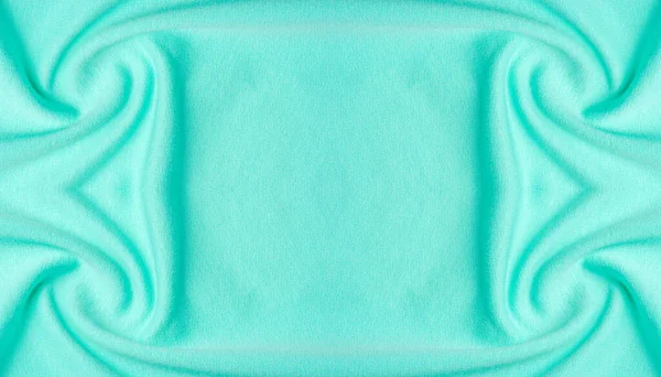 Textura, fundo, padrão. O tecido é de malha azul, turqu — Fotografia de Stock