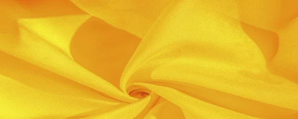 Textura, fundo, padrão, tecido de seda; O amarelo da duquesa , — Fotografia de Stock