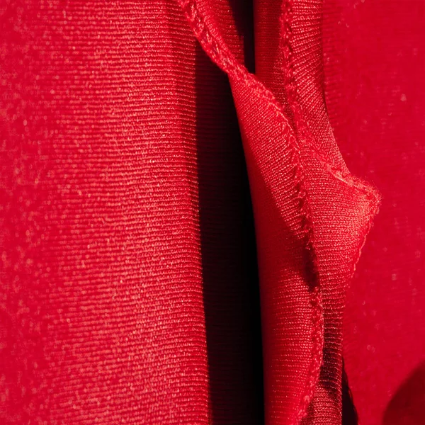 テクスチャ、背景、シルク生地赤い女性ショールに便利 — ストック写真