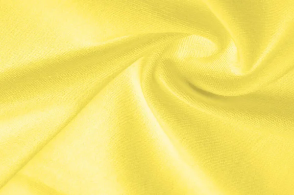 Textuur achtergrond patroon. Gebreide stof geel. Stekend, Xan — Stockfoto