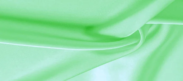 Texture de fond, motif. Tissu vert émeraude en soie. Ce wil — Photo