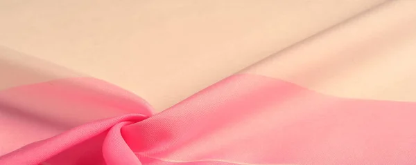 Textura, fondo, patrón, postal, tela de seda, rosa y re —  Fotos de Stock