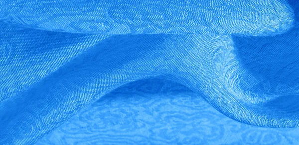 Textuur achtergrond patroon stof Floral ornament blauw. Deze Col — Stockfoto