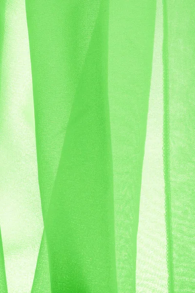Textuur achtergrond patroon. Groene zijde stof met een subtiele matte — Stockfoto