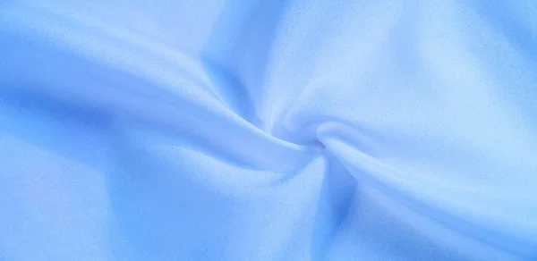 Fundo textura, padrão. tecido azul de seda. De Telio, este — Fotografia de Stock
