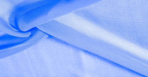 Textuur, achtergrond, patroon, cyaan blauw, zijde stof dit zeer l — Stockfoto