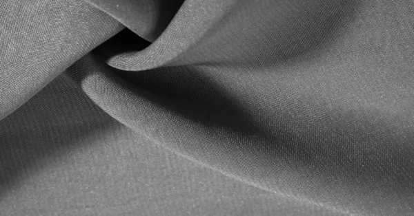 Textura, fondo, patrón, gris negro Tela de seda This very l — Foto de Stock