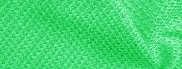 Texture de fond tissu vert avec paillettes métalliques Th — Photo