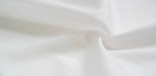 Texture silk white fabric. From Telio, this organza has a thin, — Stock Photo, Image