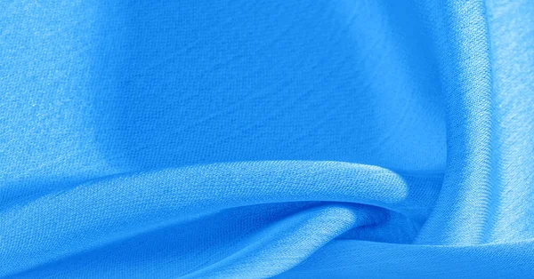 Fondo, patrón, textura, papel pintado, tela de seda azul. Eso es. — Foto de Stock