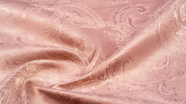 Doku, arka plan, desen. Bir desen o ile kumaş ipek bej