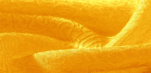 Текстура фонового візерунка тканини квітковий орнамент жовтого кольору. Цей c — стокове фото
