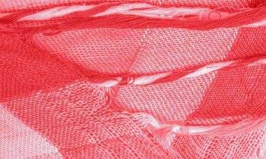 Doku arka plan desen ipek eşarp kadın yeşil renkli