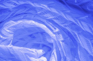 Doku, arka plan, desen, ipek kumaş mavi, katmanlı dantel tul