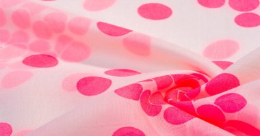 Doku Arka Plan, Kırmızı Polka Nokta Desenli İpek Kumaş oluşturma f