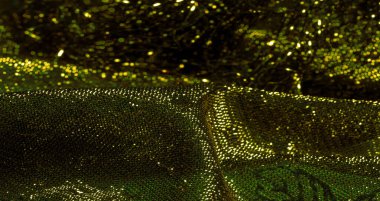 doku, arka plan, desen, zümrüt glitter dantel Elastik dantel 