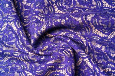 Arka plan dokusu. Şablon. Dantel kaplı sıcak yün kumaş