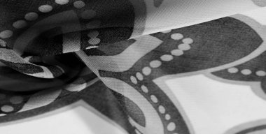 doku, arka plan, desen, duvar kağıdı. Siyah beyaz ipek kumaş