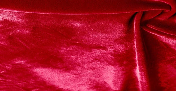 Patrón, textura, fondo, tela de terciopelo rojo, estilo terciopelo. P — Foto de Stock