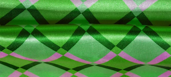 Texture modello di sfondo. tessuto di seta con forme geometriche mq — Foto Stock