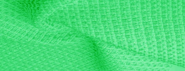 Vzorek textury pozadí zelená látka s kovovými sekinkami th — Stock fotografie