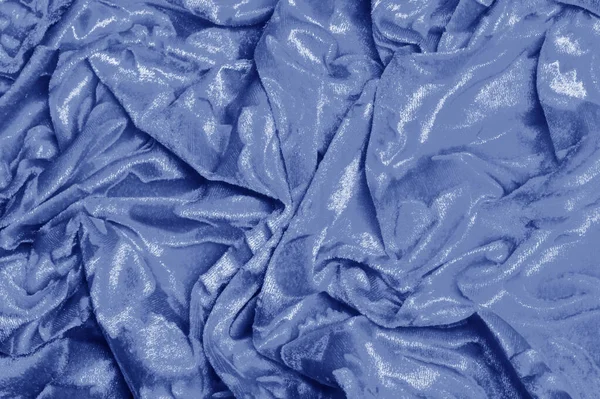 Textura fondo patrón terciopelo tela de color azul terciopelo es s — Foto de Stock