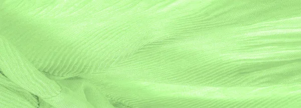 Tekstur, latar belakang, pola, hijau sutra corrugation hancur fab — Stok Foto
