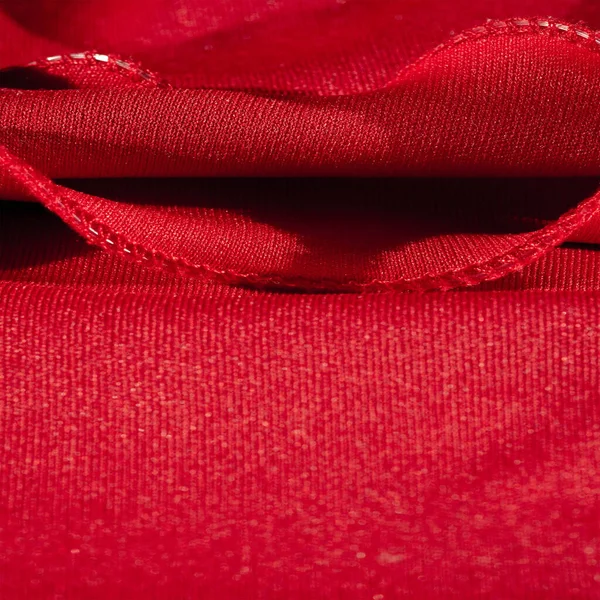 Υφή, φόντο, μετάξι ύφασμα κόκκινο θηλυκό Σάλι βολικό για — Φωτογραφία Αρχείου
