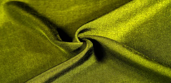 Texture, background, pattern, mustard color, fabric. cotton fabr — Stock Photo, Image