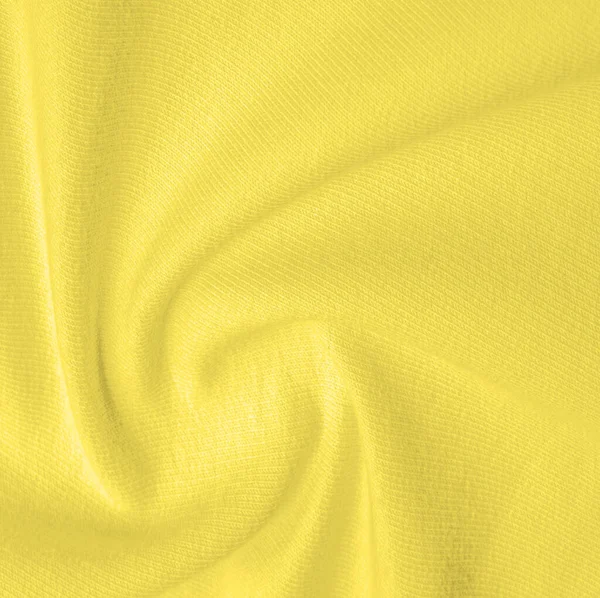 Vzorek pozadí textury. Pletená tkanina žlutá. Bodení, Xan — Stock fotografie