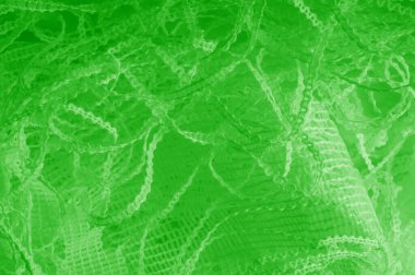 Doku, arka plan, desen. yeşil tül. Daha ağır w ile ince