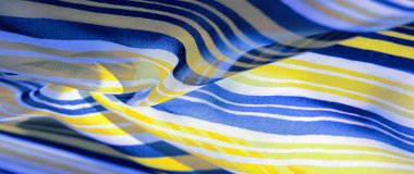 Arka plan dokusu. çok renkli çizgili ipek kumaş. Meksika co