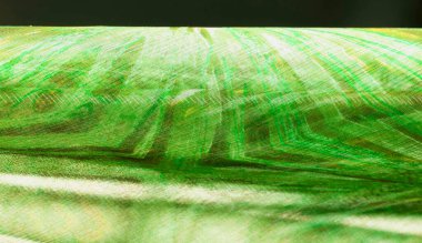 Arka plan dokusu, desen. Yeşilimsi zümrüt gölgesinden ipek.