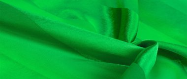 Doku, arka plan, metalik s ile yeşil ipek çizgili kumaş