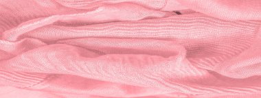 Doku, arka plan, desen, pembe ipek oluklu ezilmiş fabri