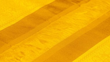 doku arka plan deseni. sarı kumaş. Bu, 