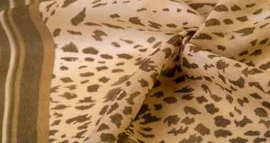 Doku, desen, koleksiyon, ipek kumaş, Afrika teması, hayvan