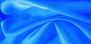 Doku, arka plan, desen, mavi ipek kumaş. Bu ipek 