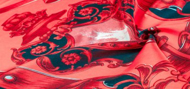 Gotik desenli ipek kumaş. Ben surround olmak için mutlu olurdu